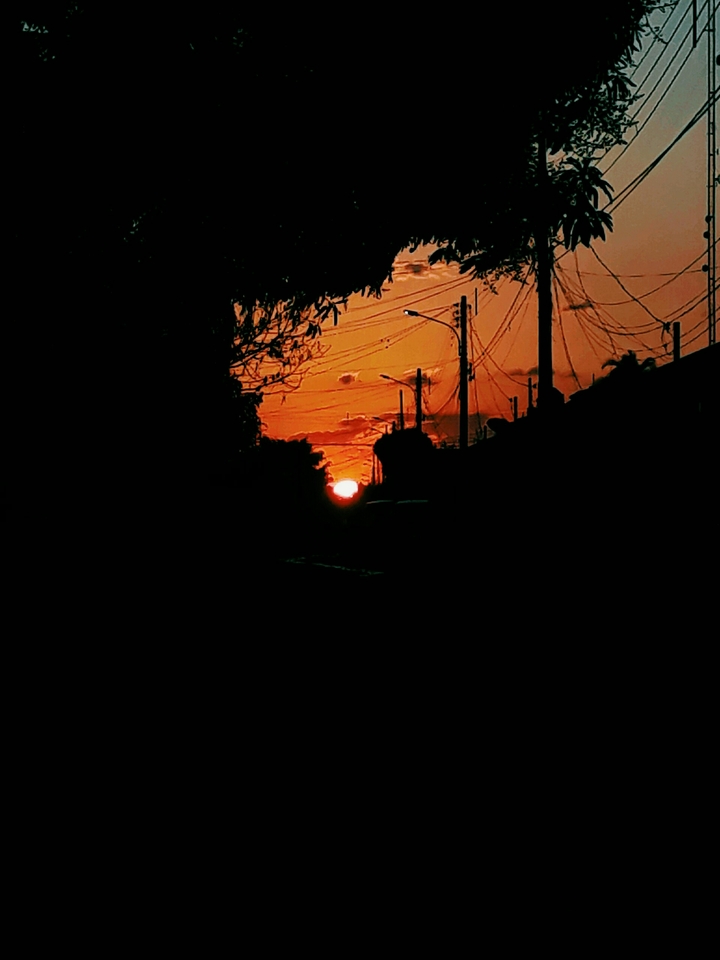 Por do sol