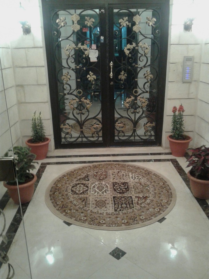 the door