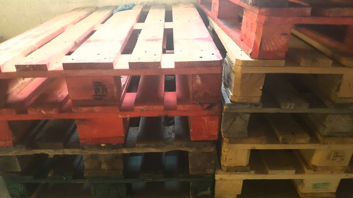 wooden pallets