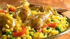 chicken and yellow rice