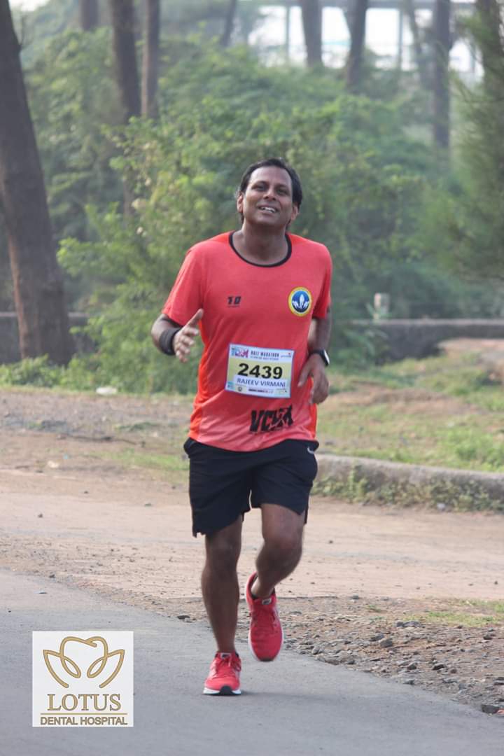 runner with smile