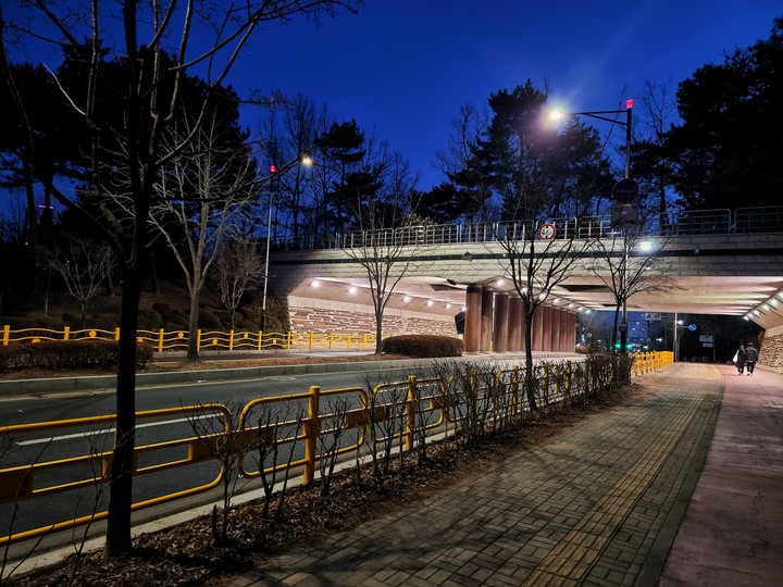 Beautiful Tunnel in Korea City