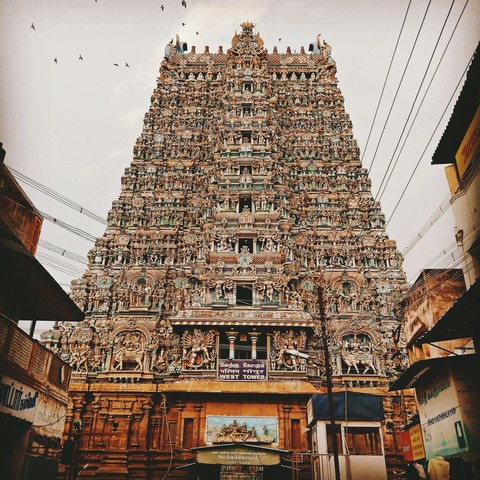 #madurai#temple#menakshi#evening#god#super#cool.