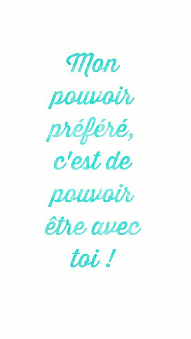 C'est mon pouvoir