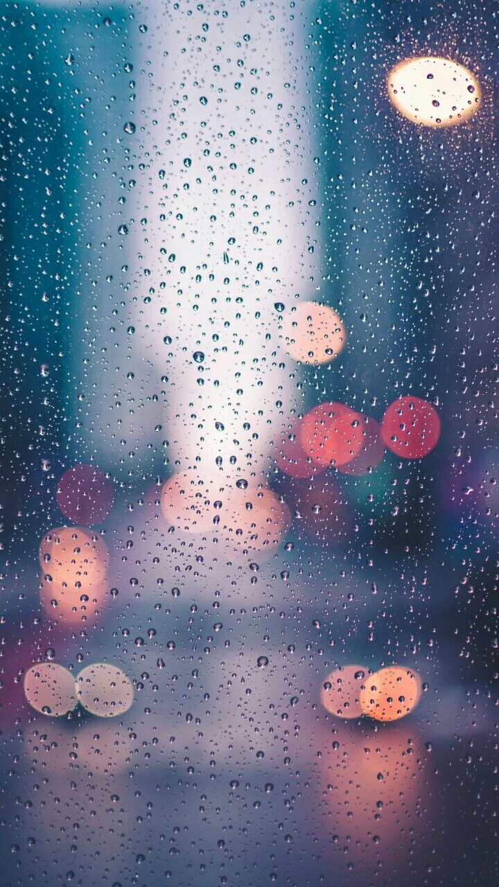 glass rain drops