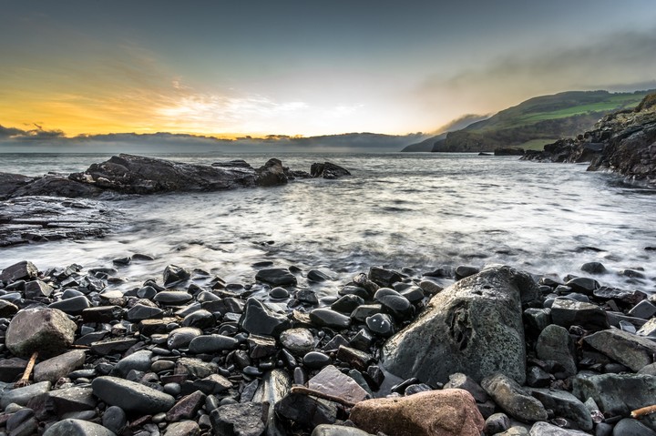 Sunrise In Torr Head, Northern Ireland