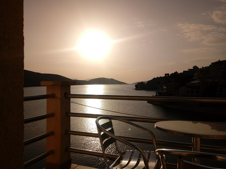 Sunset in Neum