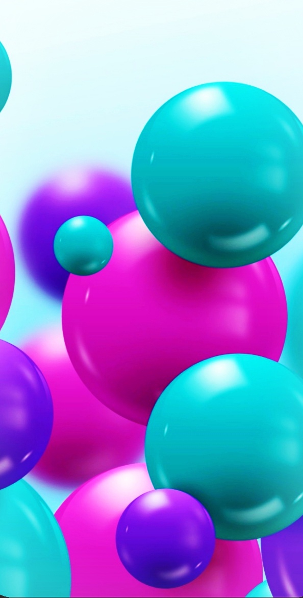 multicolored balls