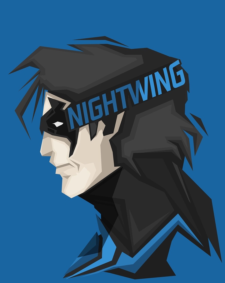 Nightwing Illustration Wallpaper