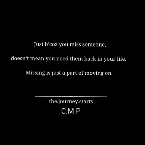 moving on