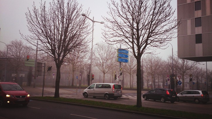 Winter morning,Vienna