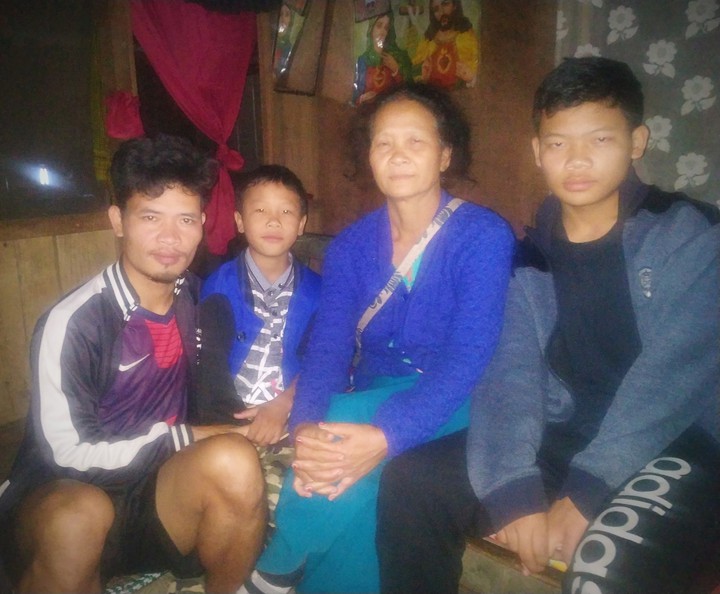 Mom with three of ma bros❤️❤️❤️