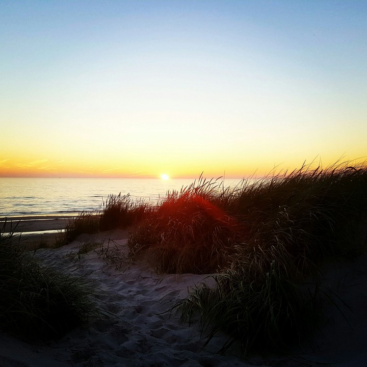 Sonnenuntergang.
