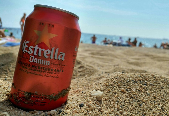 beer estrella sea