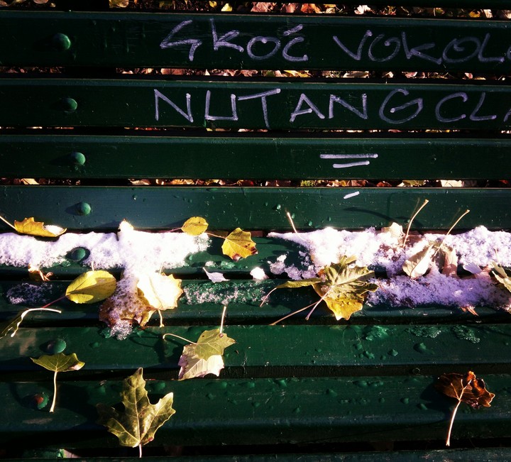fine line between autumn and winter.