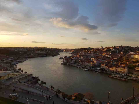 Sunset in Porto