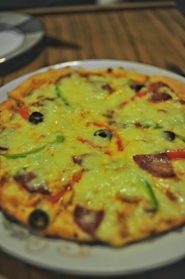 okay but first ,pizza.)
