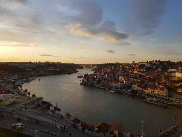 Sunset in Porto