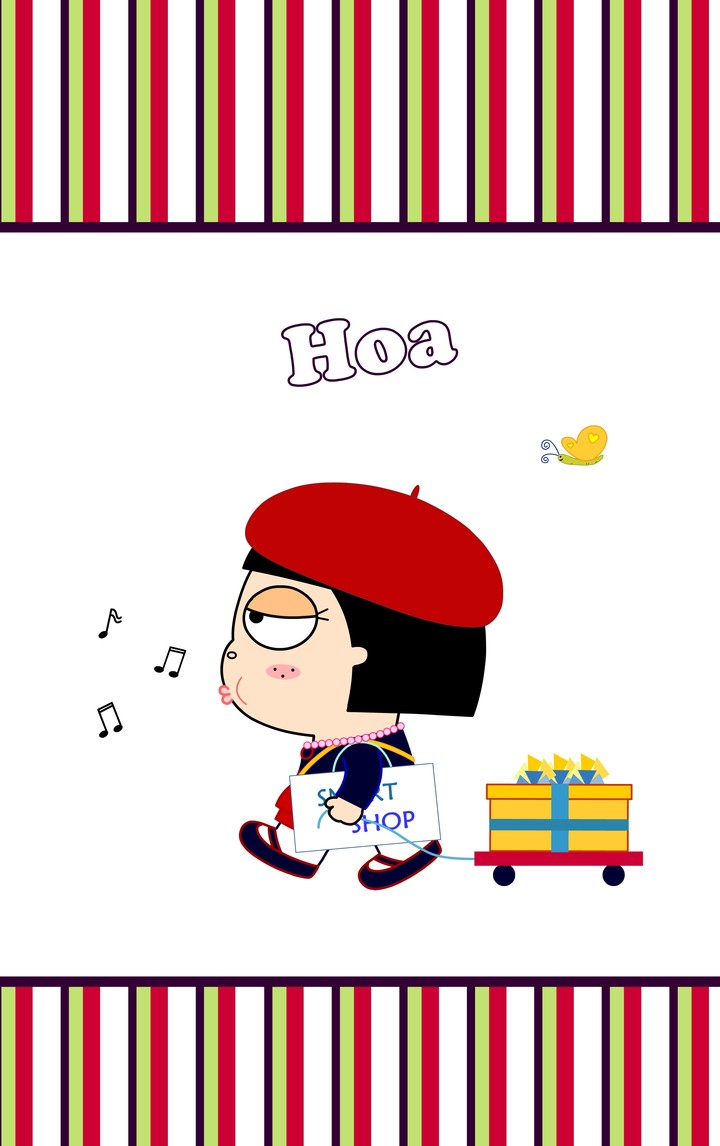 Hoa and a gift