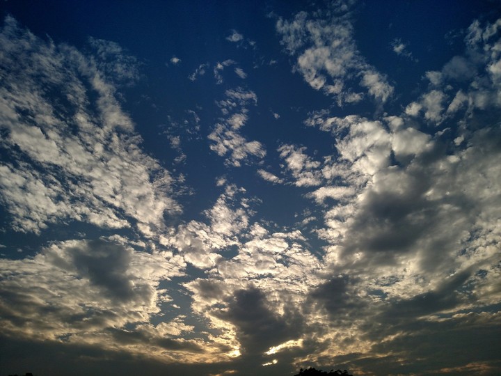 evening clouds