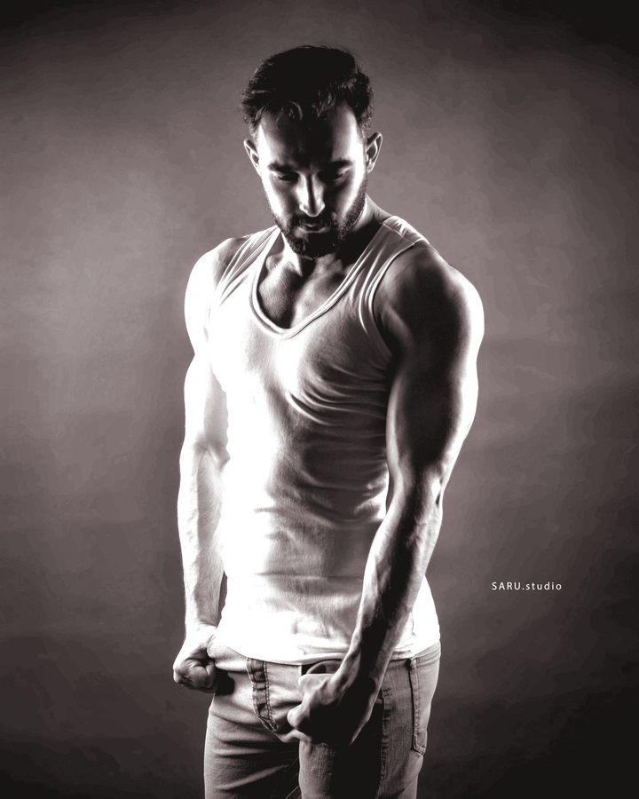 black and white body