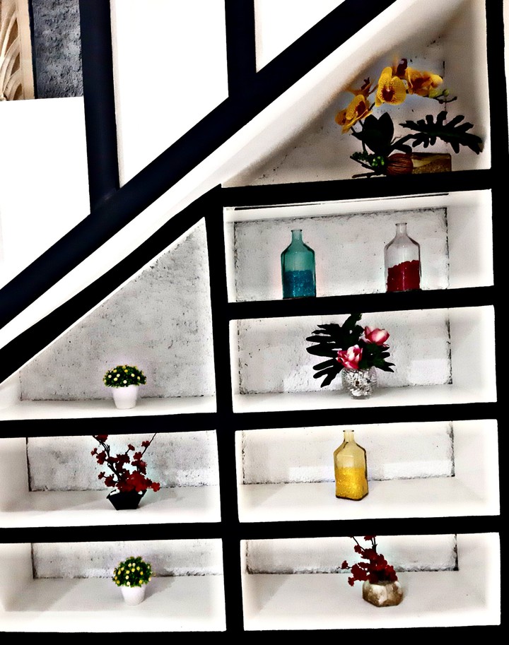 bottle and flower