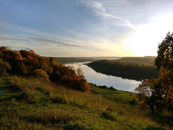 Polenovo under Tarusa town - Oka river