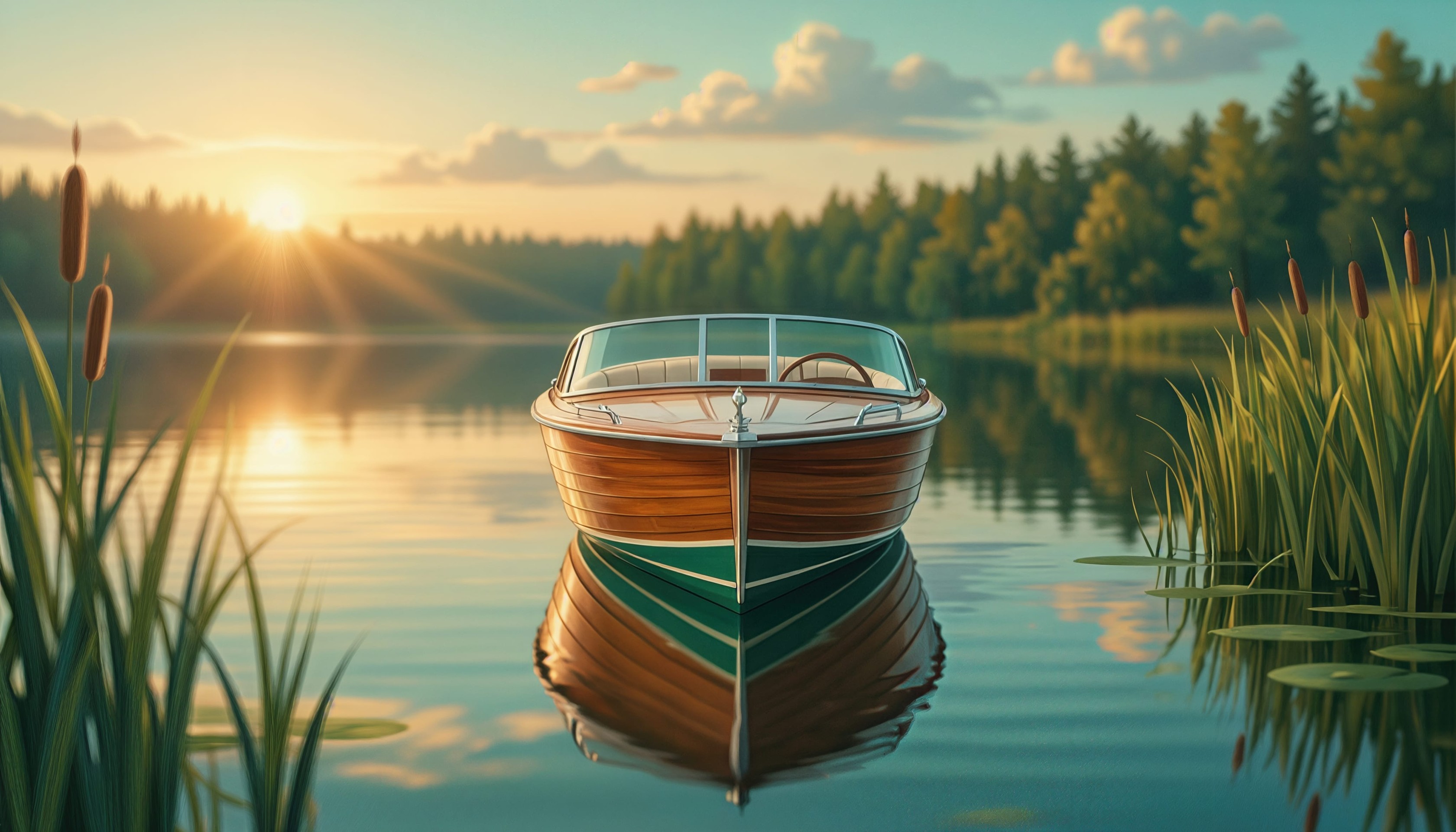 lake, ship duvar kağıtları