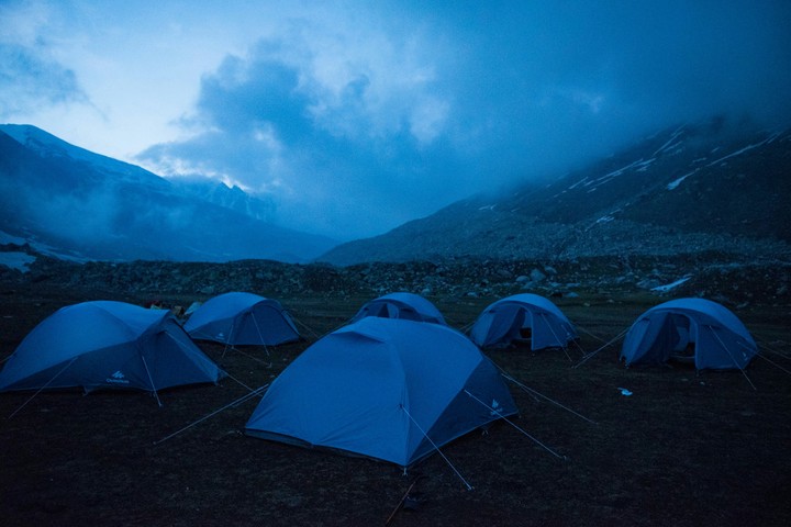 Camping in no mans land