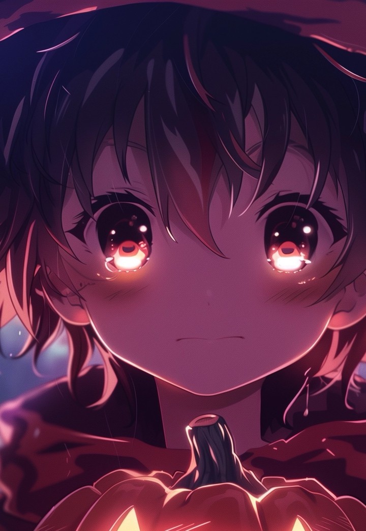 Anime cute boy cartoon character