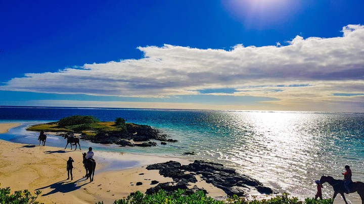 Mauritius in the morning
