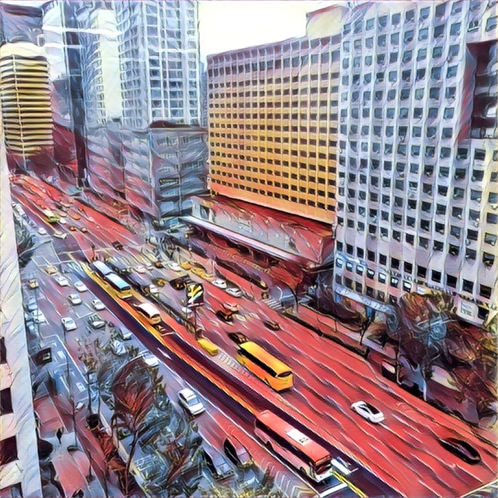 illustrated city