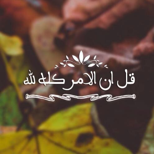 قل إن الأمر كله لله