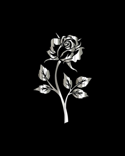 Silver rose