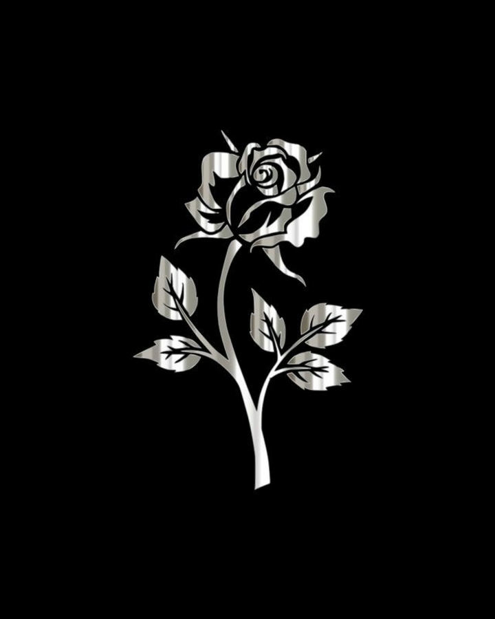 Silver rose