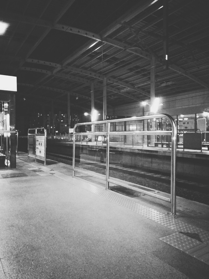 waiting at the station