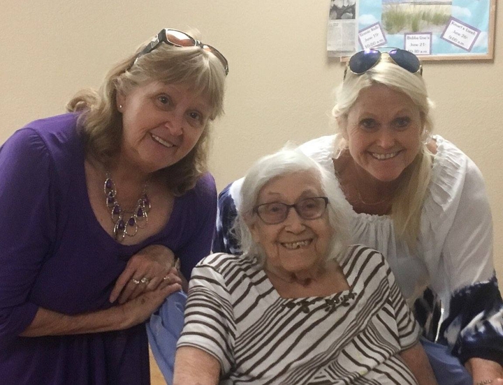Mom, Gail and me