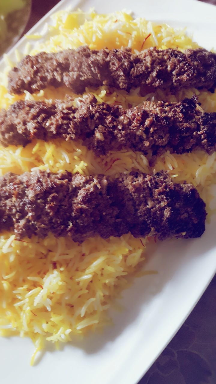 rice with cabab