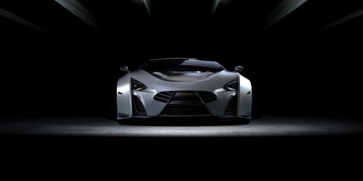 grey car
