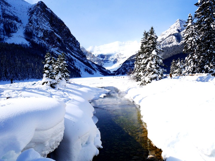 Lake Louise in winter