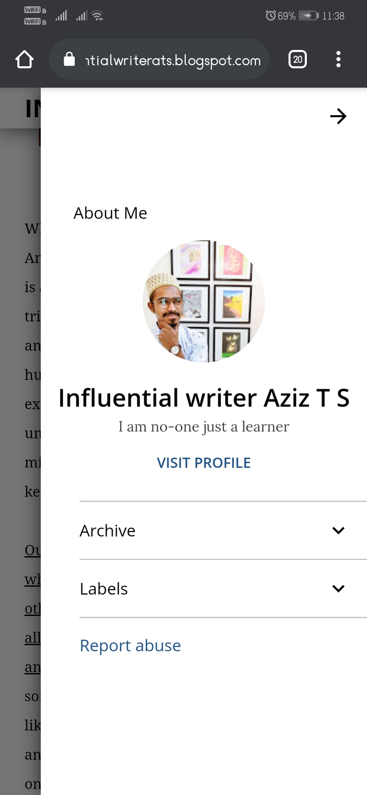 blog influential writer