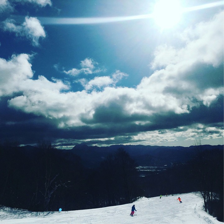 skiing