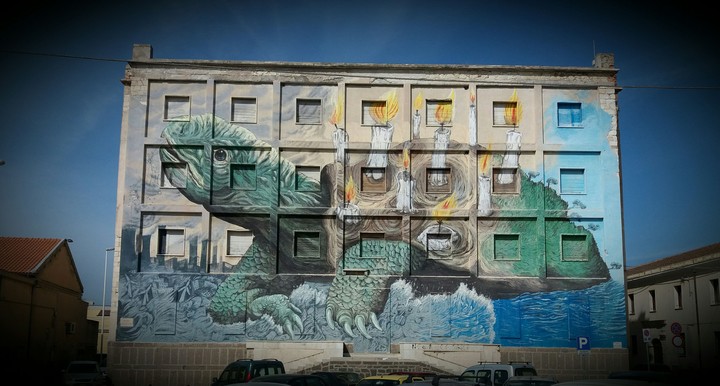 Murals in town