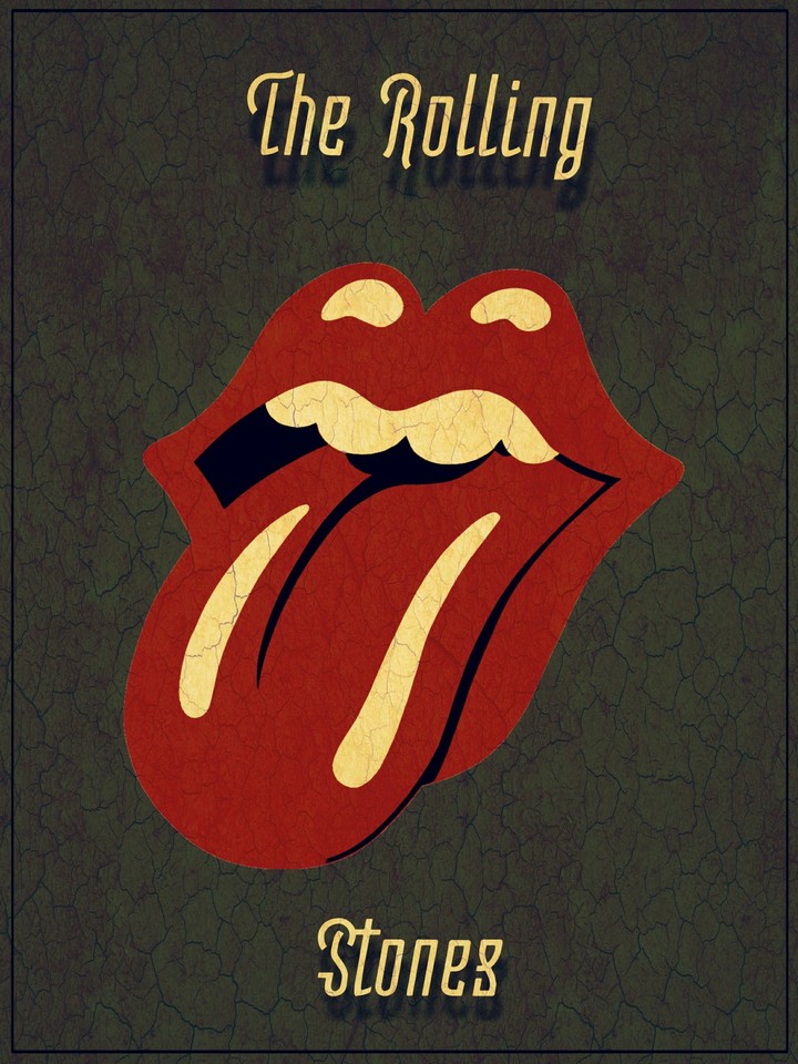 The Rolling Stones logo.