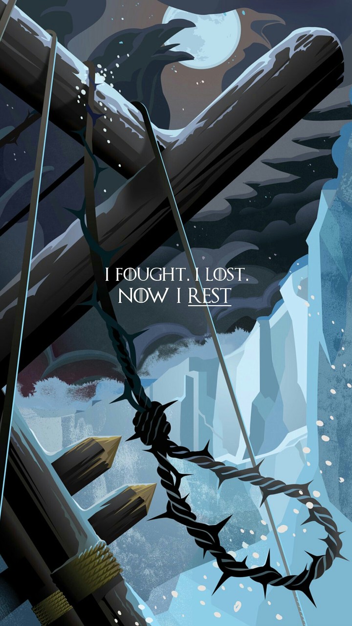 I fought. I lost. Now I rest.