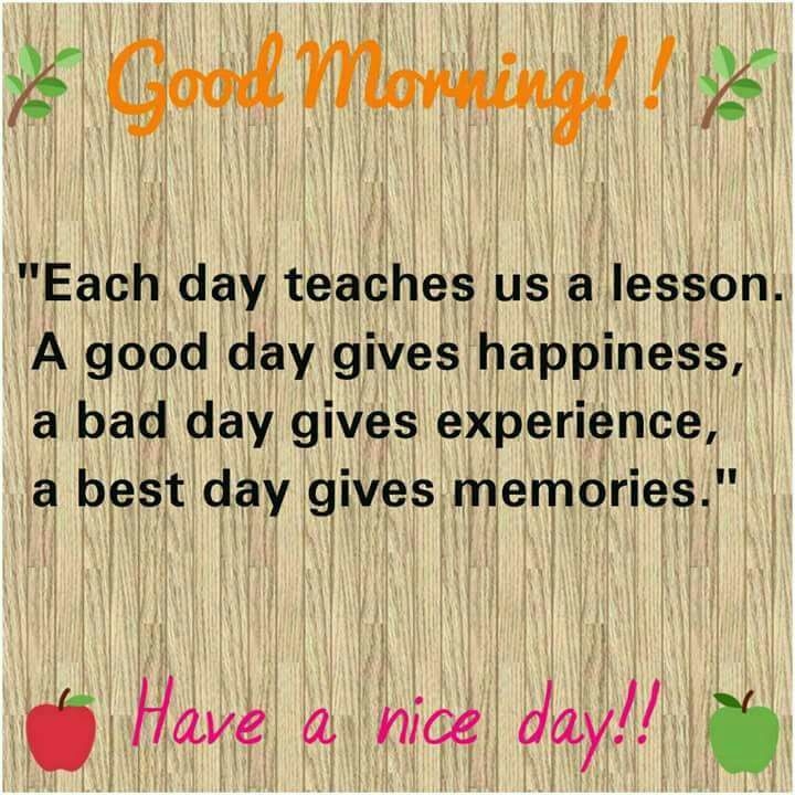 have a nice day