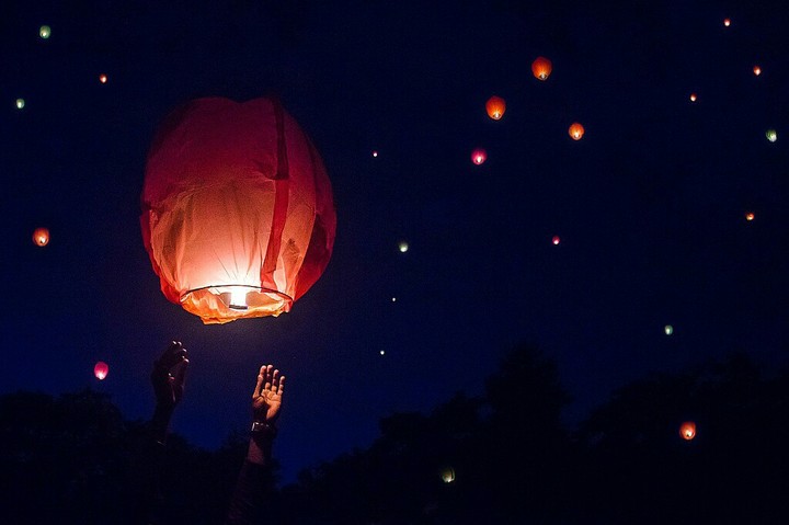 diwali night.... lanterns