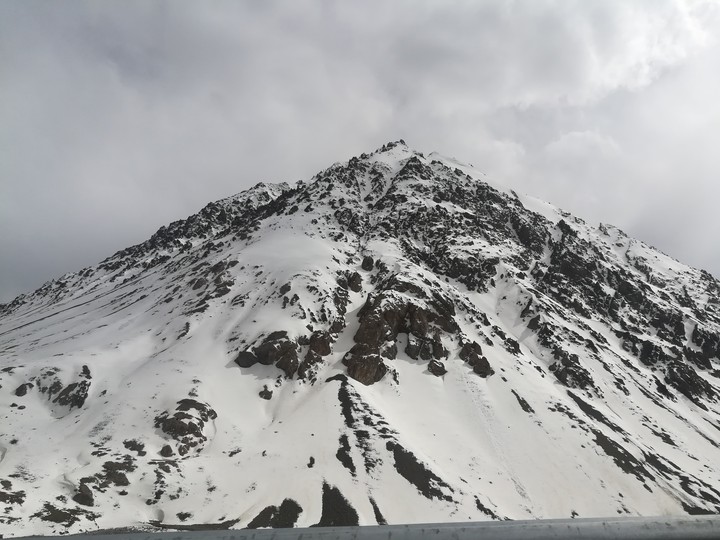 snow and mountains