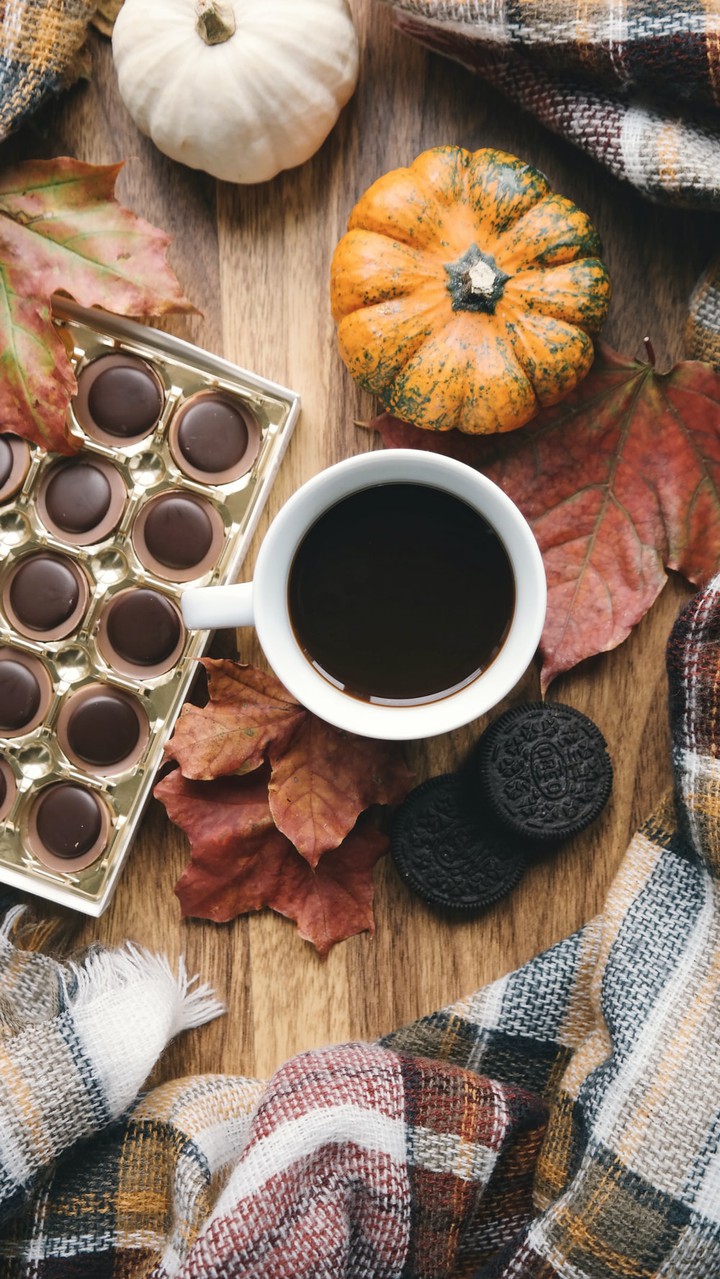 COFFEE, PUMPKIN, CHOCOLATE AND OREO