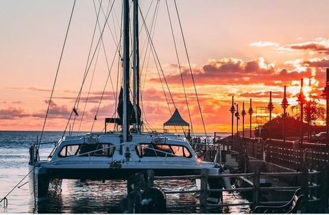 Sunset on the docks